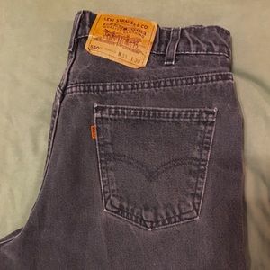 Vintage Levi’s Black Denim Jeans
